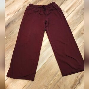 HM Medium Maroon Wide-Leg Pants